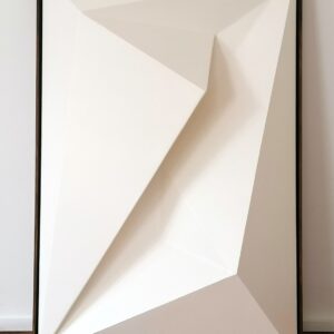 JA 042 M - ORIGAMI SERIES SCULPTURE ON WOOD