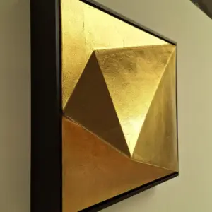 JA 068 M - ORIGAMI SERIES SCULPTURE ON WOOD